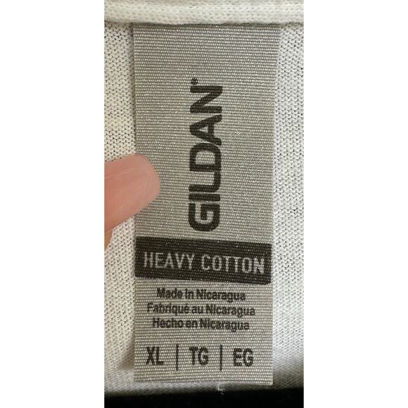 Unisex White T-Shirt with Astronaut Print and Patches in the Back Size XL - Picture 5 of 7